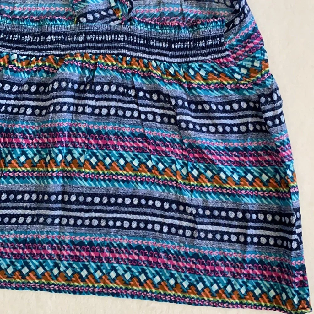 {NWT} Vera Bradley | Indigo Stripe Sleeveless Rayon Pajama Tank Top (M 8-10) - Picture 12 of 15